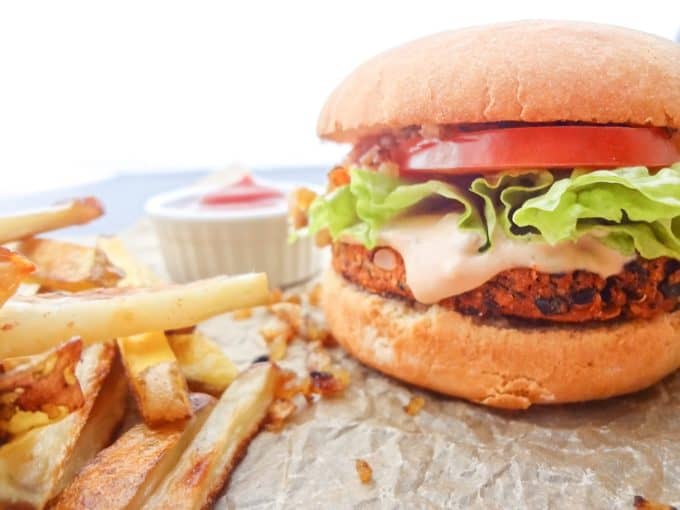 One bite of this Copycat In-N-Out Vegan Burger with Spread will have anyone questioning its authenticity. The mayo-free spread paired with grilled onions even had me fooled. So beat that chemical burger craving with this healthier, cruelty free option.