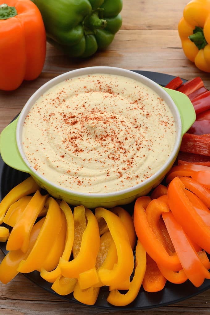 Smooth, Ultimate Hummus has that classic, lemon-garlic taste you are looking for. This healthy, quick and easy hummus can be whipped up in under 10 minutes and is 100% organic! 