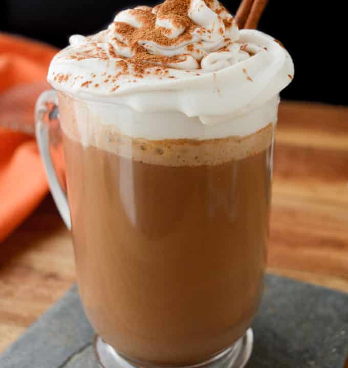 Cozy up this season with Vegan Pumpkin Spice Hot Chocolate! It’s made with real pumpkin puree! Make a batch for the family or bring it in the slow cooker to your next holiday gathering.