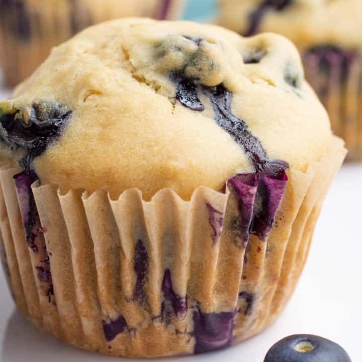 Vegan blueberry muffin