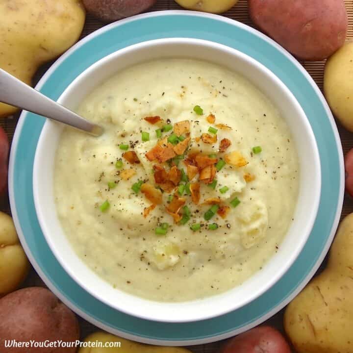 Creamy Potato Cauliflower Soup