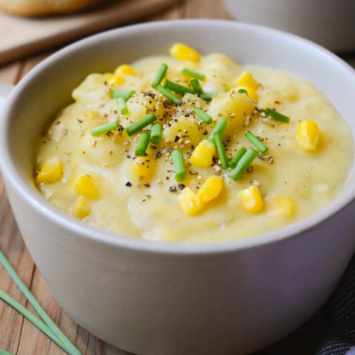 Hearty Vegan Potato Corn Chowder